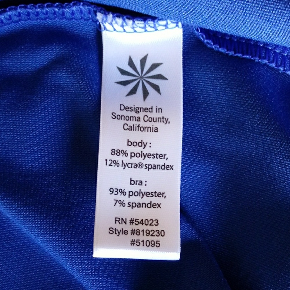 ATHLETA BLUE TANK TOP LARGE - Picture 6 of 6
